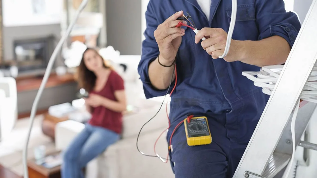 Instalador eléctrico autorizado emitiendo el boletín CIE en Gran Canaria